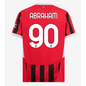 AC Milan Tammy Abraham #90 Hjemme skjorte 2024-25 Kortermet